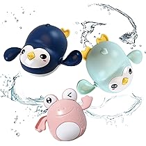 (未使用･未開封品)ランビウィンドアップスイミングペンギン風呂のおもちゃ、3個、3色（ブルー、ピンク、ブラック） Amazon.co.jp: munchkin お風呂 プール すいすいペンギン/ブルー