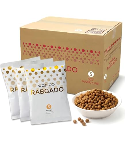 Amazon.co.jp: ワンフー プレミアムドッグ シニア犬用 小粒 2kg(200g