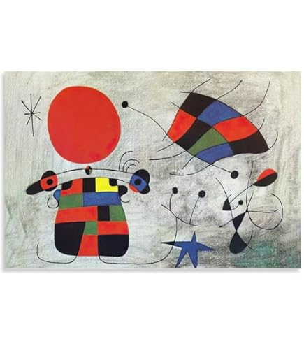 Amazon.co.jp: ポスター ジョアン ミロ Parler seul Lithographie