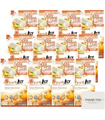 香りつづくトップ スウィートハーモニー 詰め替え 720g × 12 個セット Amazon | ライオン 香りつづくトップ スウィートハーモニー 詰め替え