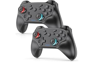 2個セット Switch 2 コントローラー Switch TURBO連射機能 スイッチ コントローラー 20時間連続使用 1000mAh大容量 マクロ機能 背面ボタン付き Bluetooth 無線接続 ジャイロセンサー搭載 4階段HD振動 スリープ