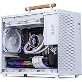 Snsowed ポータブルコンピュータケース冷間圧延シェル PC ゲームケースデスクトップ PC ケース 360 ミリメートルグラフィックスカード ITX MATX マザーボード ATX 電源 ホワイト