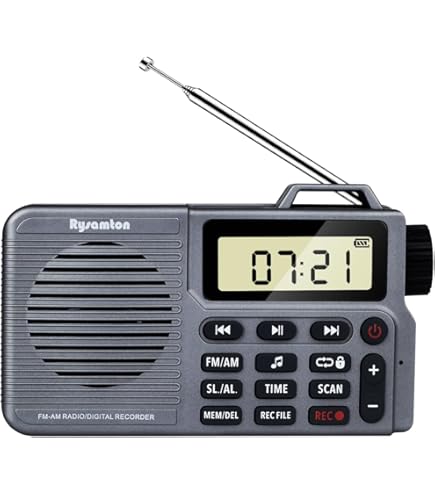 Amazon.co.jp: オーム電機 OHM 録音機能付ラジオ RAD-F830Z-K ブラック