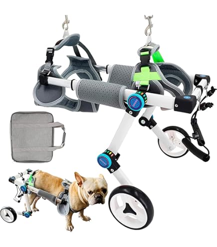 Walkin' Wheels 折りたたみ式犬用車いす Amazon | ウォーキン・ホイールズ 犬用車椅子 XXスモール ピンク