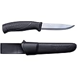 モーラナイフ (Morakniv) コンパニオン ステンレス ブラック 刃厚2.5mm アウトドアナイフ キャンプナイフ Black