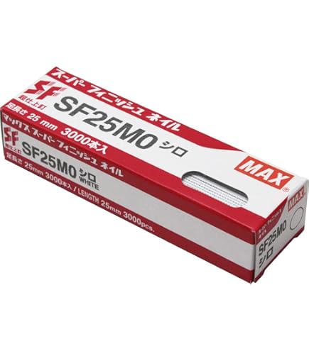 Amazon.co.jp: マックス(MAX) スーパーフィニッシュネイル SF35MO 白 
