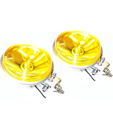 Amazon | フォグランプ 丸型 汎用 200ミリ 100W 12V・24V H3 LED可