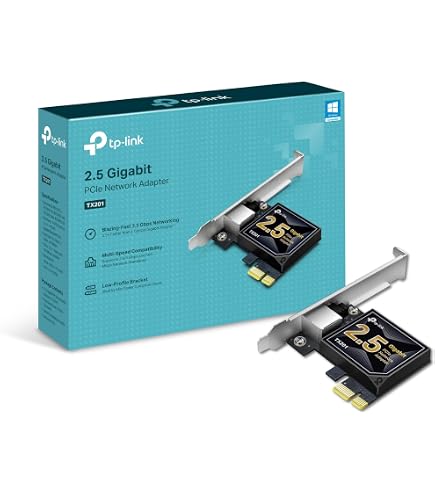 Quad 2.5 Gigabit Ethernet PCI-E Network Expansion Card RJ45 LAN Adapter Low Profile - 6