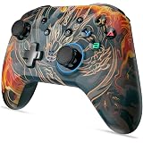Switch コントローラー ワイヤレス 有線PCゲームパッド 連射 振動機能 スイッチ/Windowsに対応(ドラゴン)