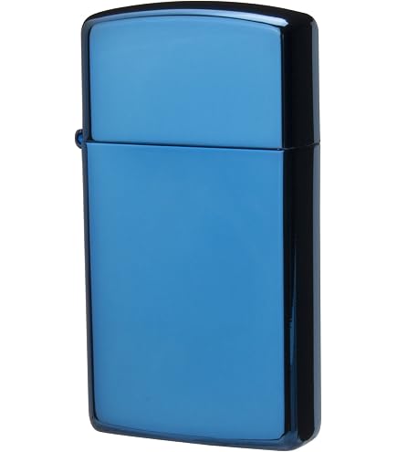 Amazon.co.jp: ZIPPO スリム ジッポ ライター シルバー&ブルー Amazon.co.jp: ZIPPO スリム ジッポ ライター シルバー&ブルー