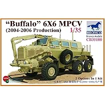 Amazon | ブロンコモデル 1/35 米・バッファロー MPCV 地雷除去車両 