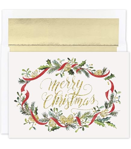 Masterpiece Studios Holiday Collection Premium 15-Count Boxed Embossed