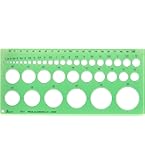 Amazon | ウチダ テンプレート No.860 円定規 インキエッジ付 012-0005