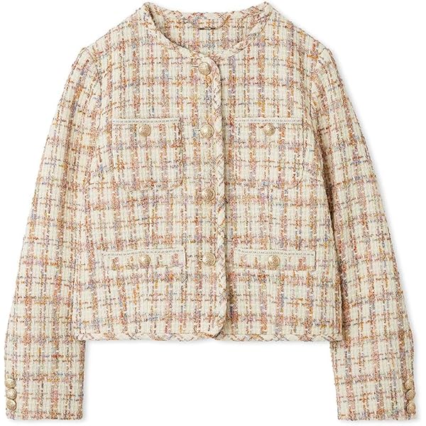 Amazon.co.jp: [セルフォード] ツイードライクカットソー