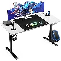 昇降デスク 電動 PCデスク　ゲーミングデスク　幅100cm 奥行60cm Amazon.co.jp: GTPlayer ゲーミングデスク パソコンデスク pc