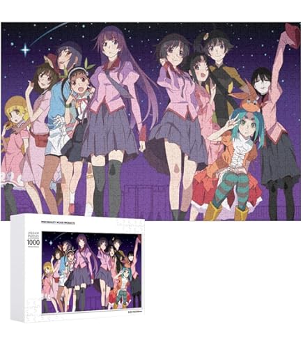 Amazon.co.jp: エンスカイ 1000ピース ジグソーパズル 化物語 モザイク