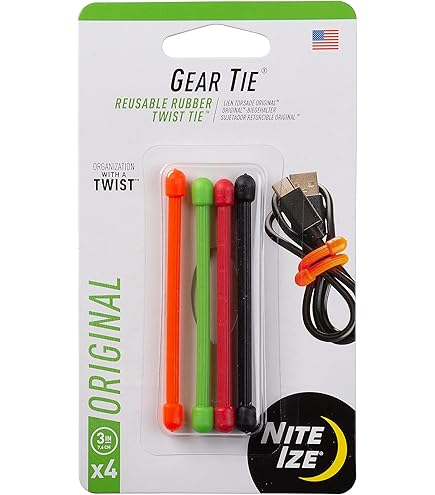 Amazon.co.jp: NITEIZE(ナイトアイズ) ギアータイ 6 インチ 2個