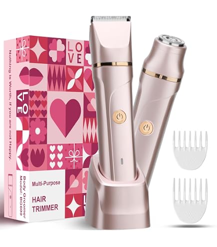 Amazon | MAXGROOM ビキニトリマー 女性用 3イン1防水電気シェーバー