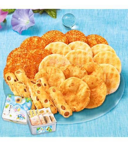 Amazon.co.jp: もち吉 夏だより 大缶 : 食品・飲料・お酒