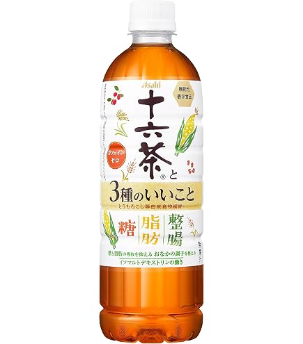 Amazon.co.jp: アサヒ飲料 十六茶 糖と脂肪にはたらく 630ml×24本