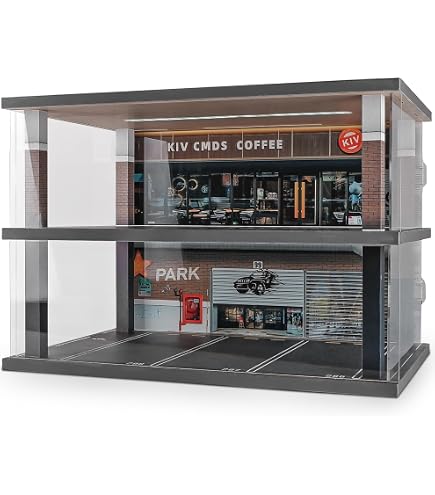 Amazon.co.jp: 1/24スケール ダイキャストカーガレージディスプレイ