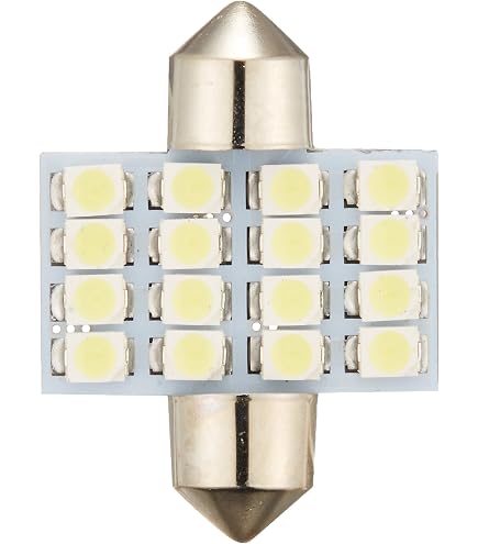 Amazon | INEX LED T10×31mm ホワイト 12V 16連 SMD ルームランプ