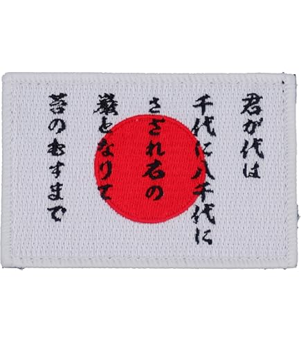 Amazon.co.jp: 日の丸 桜 JAPAN ワッペン パッチ 刺繍 cherry blossom