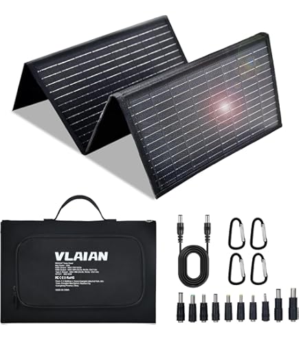 Amazon | Ericsity 100W ソーラーパネル ポータブル 100ワット