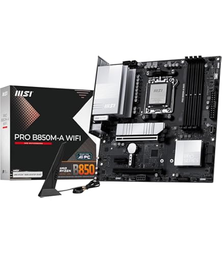 Amazon | MSI PRO B850M-P WiFiマザーボード、ATX - AMD Ryzen 9000