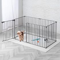 Amazon | タンスのゲン ペットサークル 6枚セット【シニア犬も安心