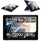 デル 2in1ノートパソコン Dell Latitude 5285/第7世代Core-i5-7200/8GB/SSD256GB/Office 2019搭載/Windows11/ 12.3インチ タブレット(1920 x 1280) フルHD/Webカ