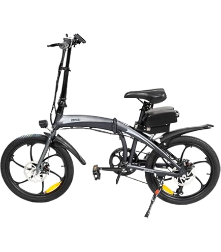 Amazon | RIOKO 電動アシスト 公道可 免許不要 折りたたみ シマノ7段