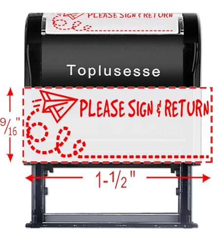 thumbnail image 2 of Stamp Official ExcelMark A1539 Self Inking Rubber Stamp - Red Ink Curacao Red Stamp Ink 2 of 13