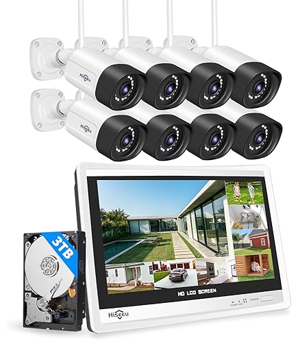 Amazon.co.jp: SecuSTATION 防犯カメラ ワイヤレス 4台 セット 10