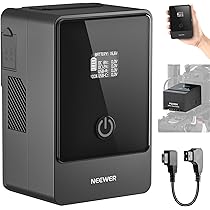 Amazon | NEEWER Vマウントバッテリー 6800mAh 99Wh 14.5V ミニVロック