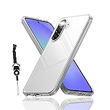 For galaxy A56 5G/ galaxy A36 5Gケース クリア 保護ケース ギャラクシー A36 5G SC-54F カバー スマホケース透明 TPU ソフト 薄型 軽量 耐衝撃 全面保護 柔らかい すり傷防 耐水 ストラップホール付属 ネックストラップ付 携帯カバー galaxy A36 5G 用の (6.7インチ)