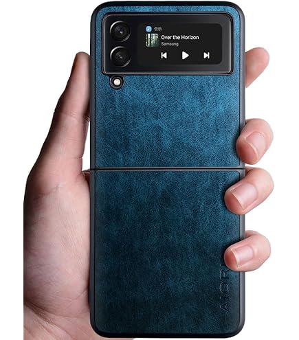 SAMSUNG - SAMSUNG純正　galaxy z flip3 レザーケース　マスタード Amazon.co.jp: Galaxy Z Flip3 5G Leather Cover/マスタード [by