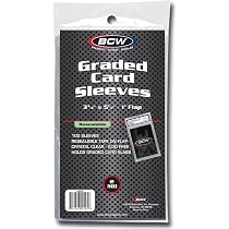 BCW Semi-Rigid Card Holders #2 Box with 4 Packs of 50 Sleeves, 200