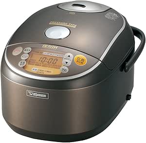 ZOJIRUSHI 圧力IH炊飯ジャー 【1升炊き】 NP-NC18-TC メタリックブラウン