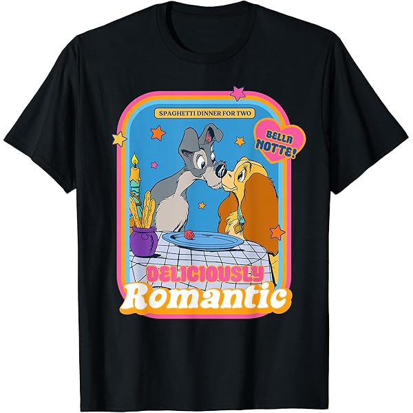 Amazon | Disney わんわん物語 You Had Me At スパゲッティシルエット