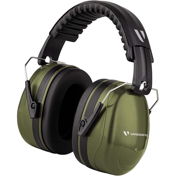 SNR 35dB Noise Cancelling Ear Muffs – 2-Pack, Effective Hearing Protection, CSA Certified, Soft Ear Cushions, Lightweight, For Autism, Construction, Shooting, Adults