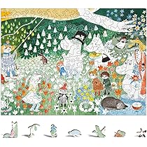 ムーミン　ジグソーパズル　４点セット Yahoo!オークション - 希少品 ジグソーパズル ムーミン4点セット