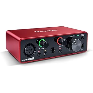 Focusrite Scarlett Solo 3rd Gen オーディオインターフェイス
