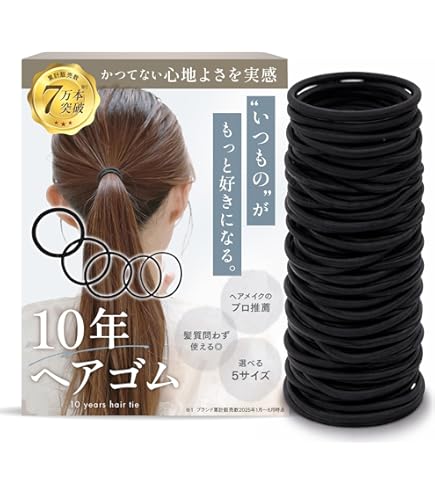 Amazon | 株式会社セイワプロ クリア髪ゴム 200本入 18-950 | 株式会社