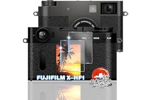 用 FUJIFILM X-HF1 フィルム ２枚 【国産AGC旭硝子素材】 用 FUJIFILM X half ガラスフィルム 全面保護 用 エックスハーフ 富士フィルム 保護フィルム 耐衝撃 硬度9H 用 X half 液晶保護シート 高透過率 超
