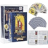 AI タロットカード 80p完全解説書 TAROT CARD 78枚 スタンダード ウェイト ライダー JEMHOP (70mm×120mm)