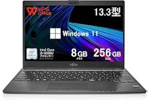 FUJITSU 富士通 ノートパソコン LIFEBOOK U938/S・第8世代Core i5-8350U・13.3インチ・8GBメモリ・SSD256搭載 (整備済み品) (U938-i5-8350U-8G-256G)