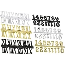 ハーバリウム時計アラビア数字 10個 Amazon.co.jp: アラビア数字とローマ数字を含む時計数字キット