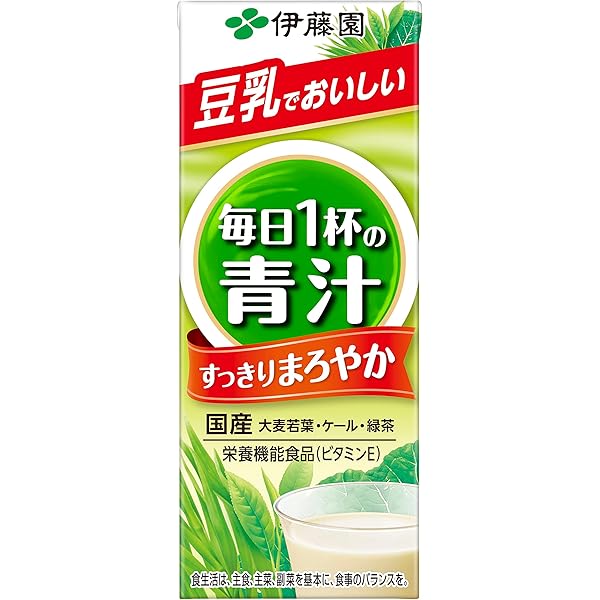 青汁牛乳 ページ Amazon.co.jp: 伊藤園 毎日1杯の青汁 まろやか豆乳ミックス