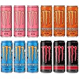 【Amazon.co.jp限定】 アサヒ飲料 モンスター ジュース アソートセット 12本 2023SS [エナジードリンク]